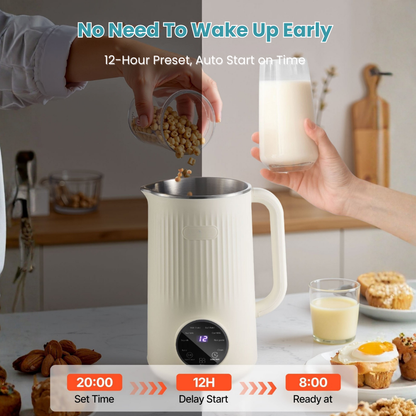 CozanixNutri™ 8-in-1 Ultra-Smooth Nut Milk & Juice Maker