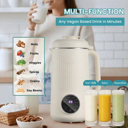 CozanixNutri™ 8-in-1 Ultra-Smooth Nut Milk & Juice Maker