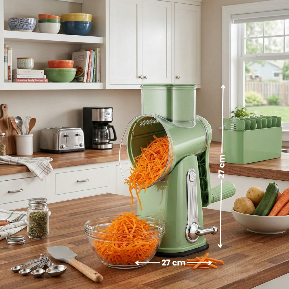 Cozanix Pro™ 5-in-1 Rotary Grater