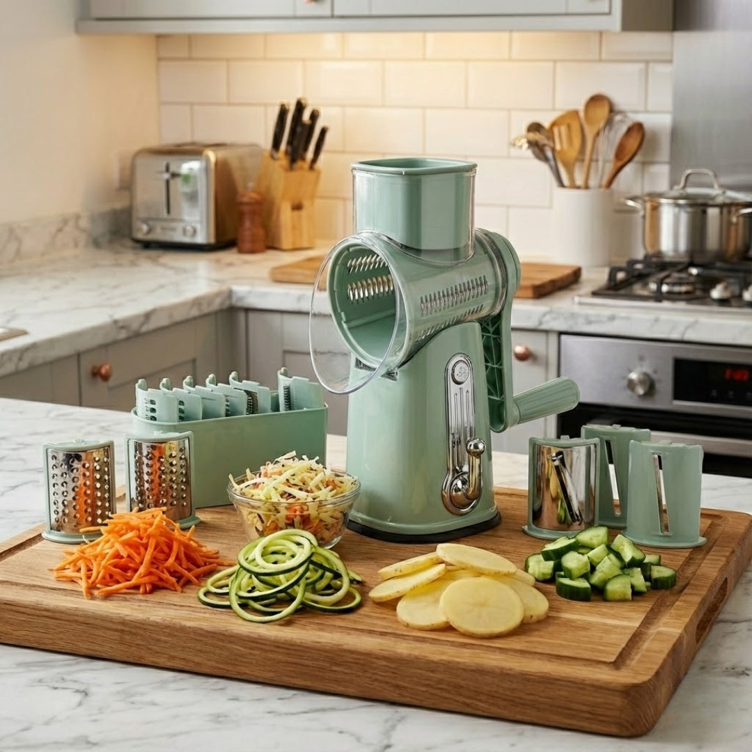Cozanix Pro™ 5-in-1 Rotary Grater